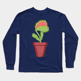 Venus Fly Trap Painting Long Sleeve T-Shirt